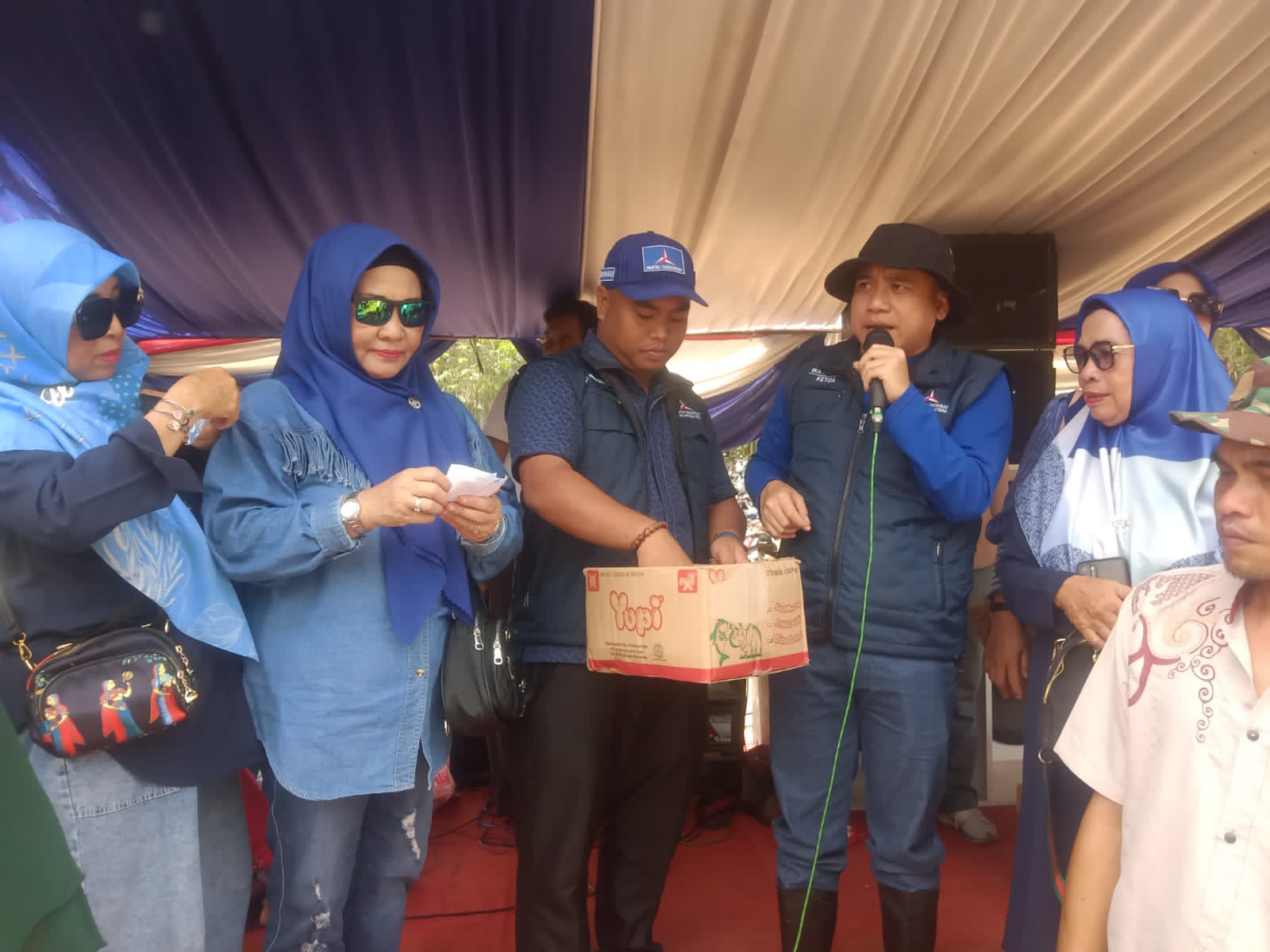 Partai Demokrat Lampura Buka Lomba Mancing Bersama Daniel di Kalibalangan, Foto|| (Dok. Lampung17.com)